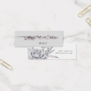 Romantic Watercolor Floral Wedding Registry