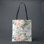 romantic watercolor flowers pattern tote bag<br><div class="desc">watercolor flowers pattern personalised bag</div>