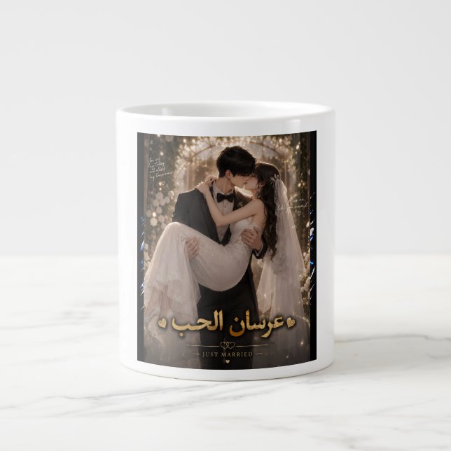 Romantic Wedding Couple Mug (Front)