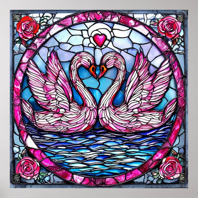 Romantic Wedding Doves Flying Love Story Birds 🕊️ Poster (Front)