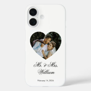 Romantic Wedding Gift Stylish Premium iPhone 16 Case