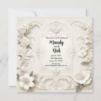 Romantic Wedding Invitation