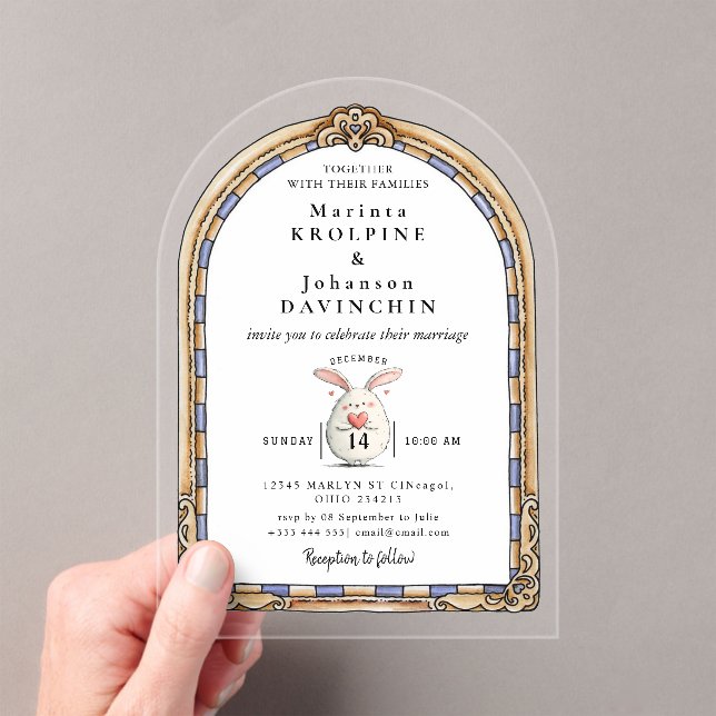 romantic  wedding invitation (Insitu (Handheld))