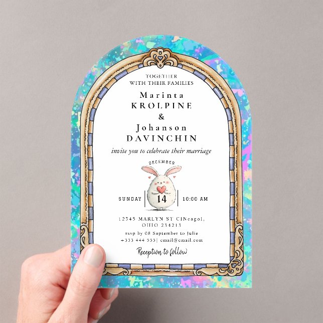 romantic  wedding invitation (Insitu (Handheld))