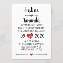 ROMANTIC WEDDING INVITATION CARD