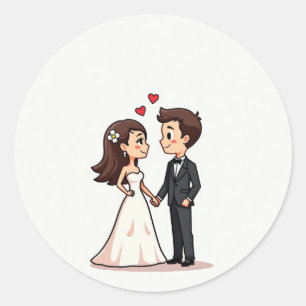 Romantic Wedding Moment Sticker