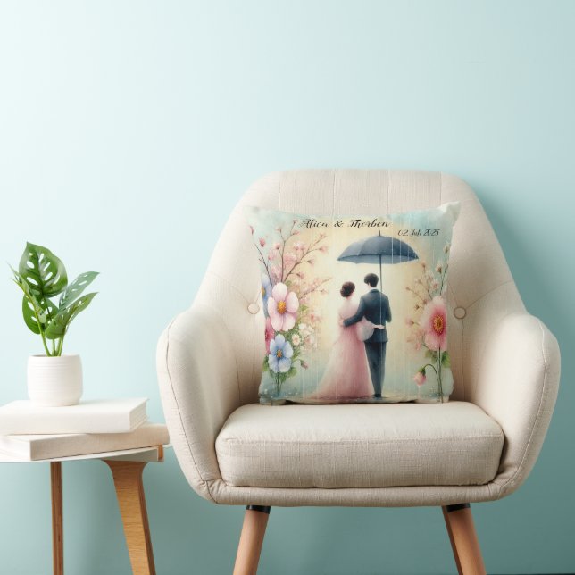 Romantic Wedding pastell Nr.2 Cushion (Chair)