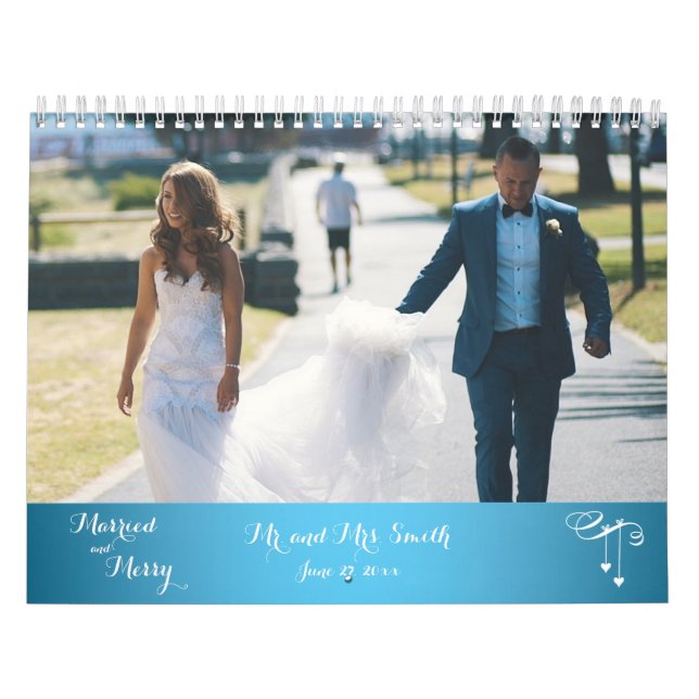 Romantic Wedding Photo Calendar (Cover)