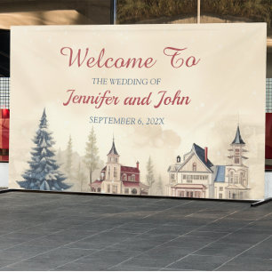 Romantic Winter Wedding Banner