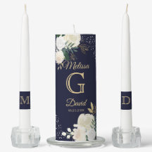 Romantic Winter Wedding Unity Candle