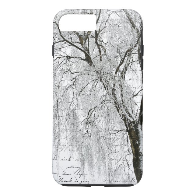 Romantic Winter Willow Case-Mate iPhone Case (Back)