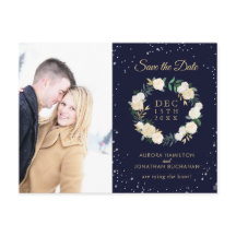 Romantic Winter Wonderland Save the Date