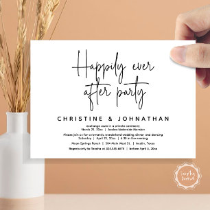 Romantic Wonderland Happily Ever After Party Invitation