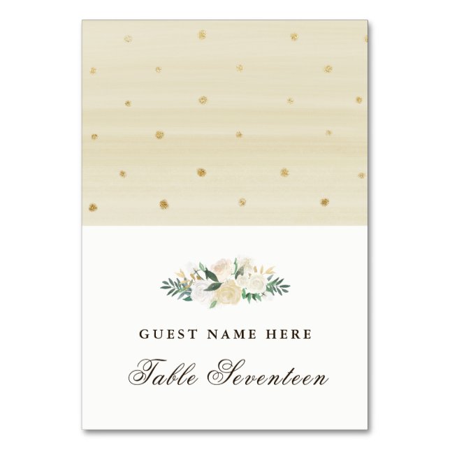 Romantic Woodland Escort Cards (Front)