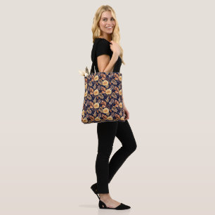 Romantic Yellow roses floral Vintage Tote Bag
