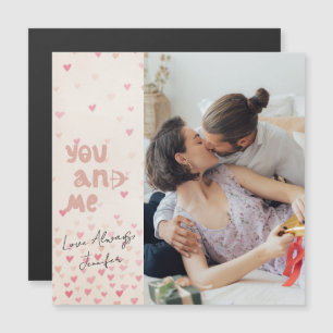 Romantic You and Me Valentine's Day Photo Card