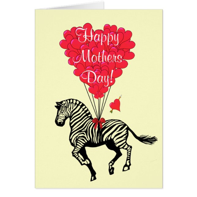 Romantic zebra mothers day (Front)