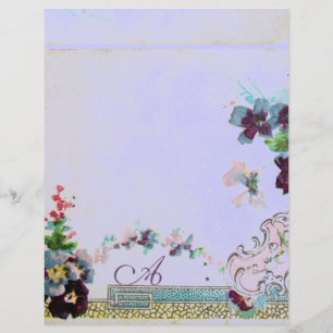 ROMANTICA 2 MONOGRAM , antique blue