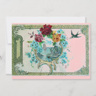 ROMANTICA 3 Floral Blue Pink Wedding Party