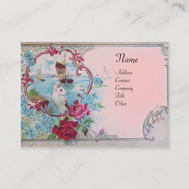 ROMANTICA MONOGRAM 2 BUSINESS CARD (Front)