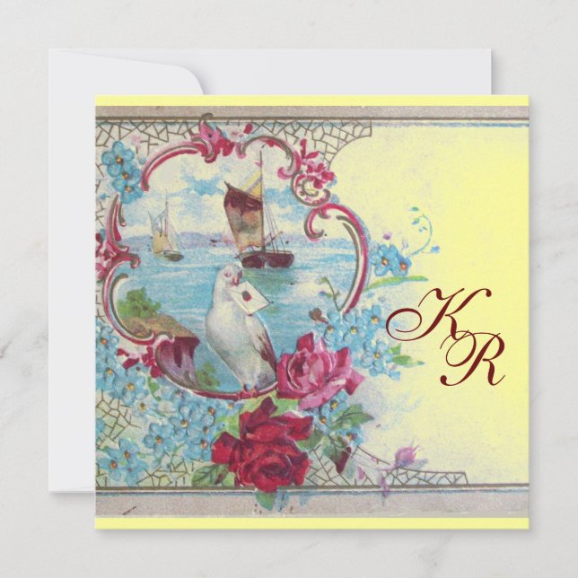 ROMANTİCA  MONOGRAM ANNOUNCEMENT (Front)