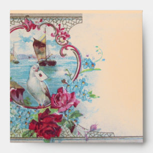 ROMANTICA  pink red blue yellow Envelopes