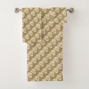 Romantically Nostalgic Peace Dove Bath Towel Set