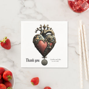 Romanticism in wheels and tubes the steampunk soul napkin