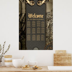 Romanticism in wheels and tubes the steampunk soul poster