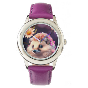 Romantik Igel mit Blumen Watch