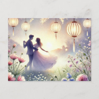 Romantik Wedding 8 Holiday Postcard