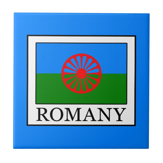Romany Ceramic Tile (Front)