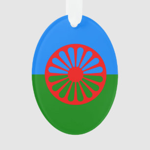 Romany Gypsy flag Ornament
