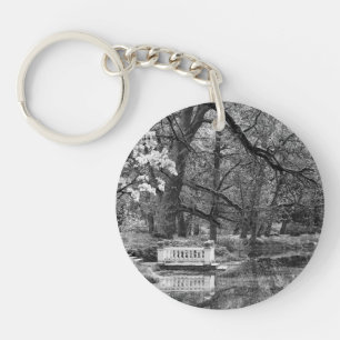 Romatic lake key ring
