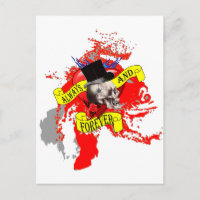 Romatic skull and heart tattoo design