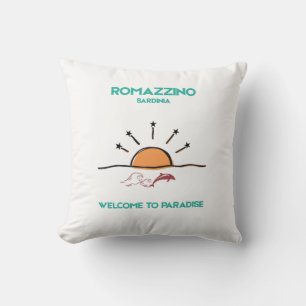 Romazzino Sardinia Welcome To Paradise Luxury Cushion