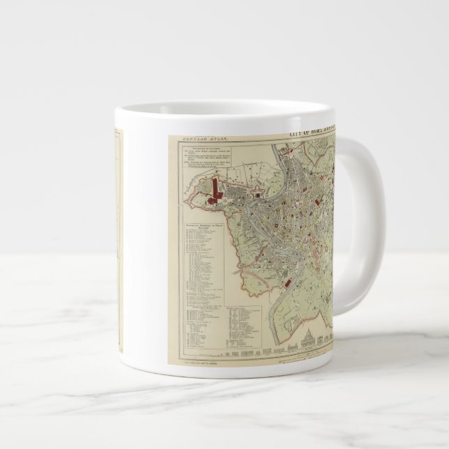 Rome 4 large coffee mug (Front Right)