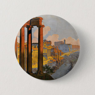 Rome 6 Cm Round Badge