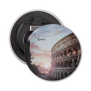Rome Ancient Architecture sunset cityscape Bottle Opener