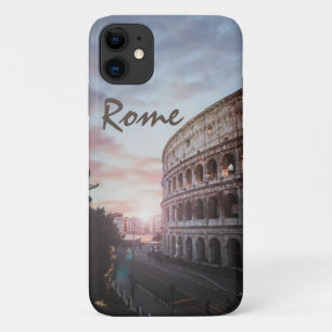 Rome Ancient Architecture sunset cityscape iPhone 11 Case