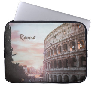 Rome Ancient Architecture sunset cityscape Laptop Sleeve