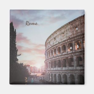 Rome Ancient Architecture sunset cityscape Magnet