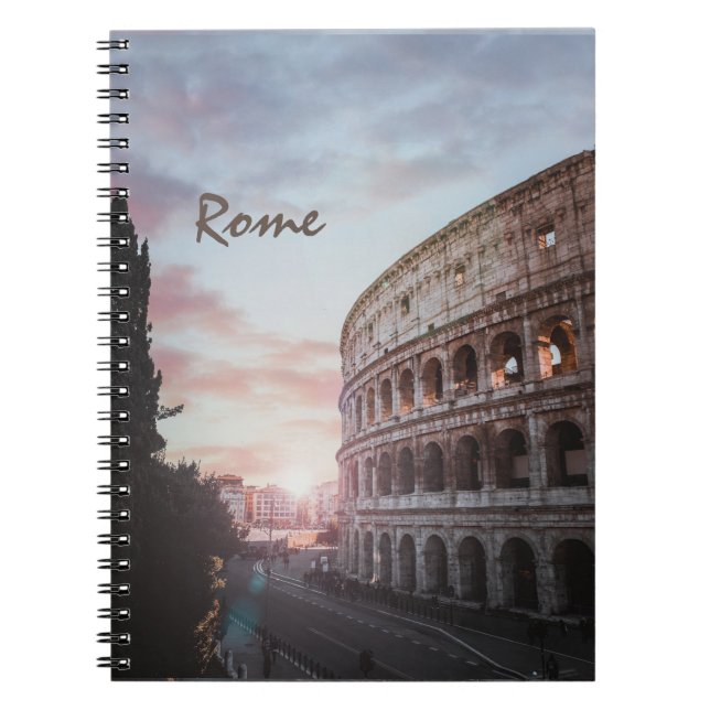 Rome Ancient Architecture sunset cityscape Notebook (Front)