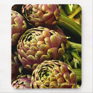 rome artichokes mouse pad