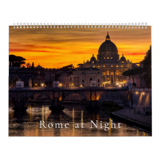 Rome at Night Calendar