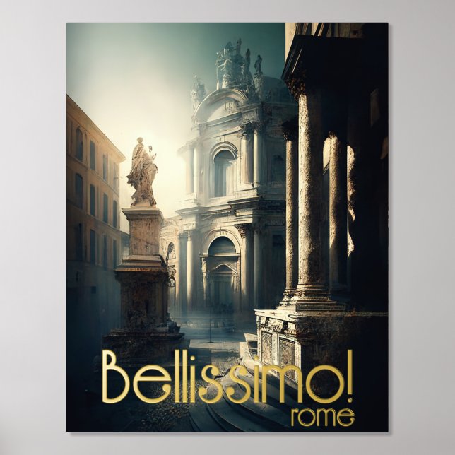 Rome Bellissimo  Foil Prints (Front)
