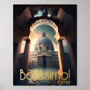 Rome Bellissimo Foil Prints