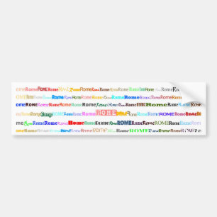 Rome Bumper Sticker