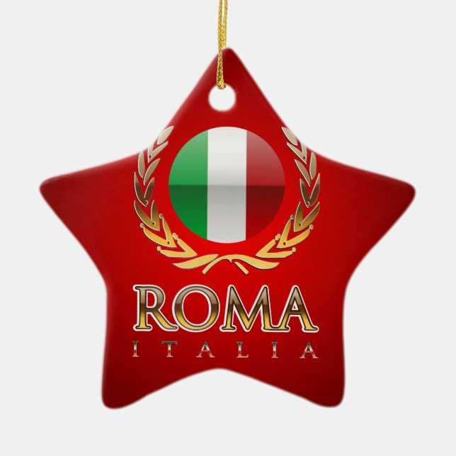 Rome Ceramic Tree Decoration (Front)