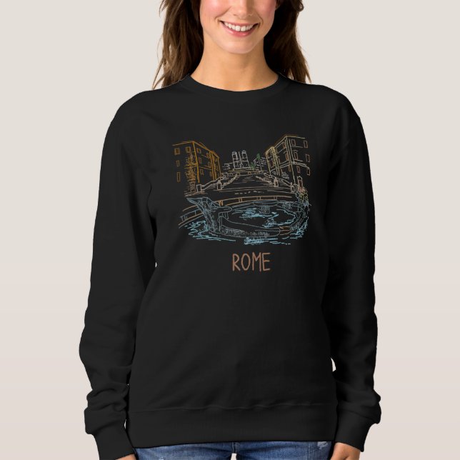 Rome City Italy souvenir  for men women  3 Sweatshirt (Front)